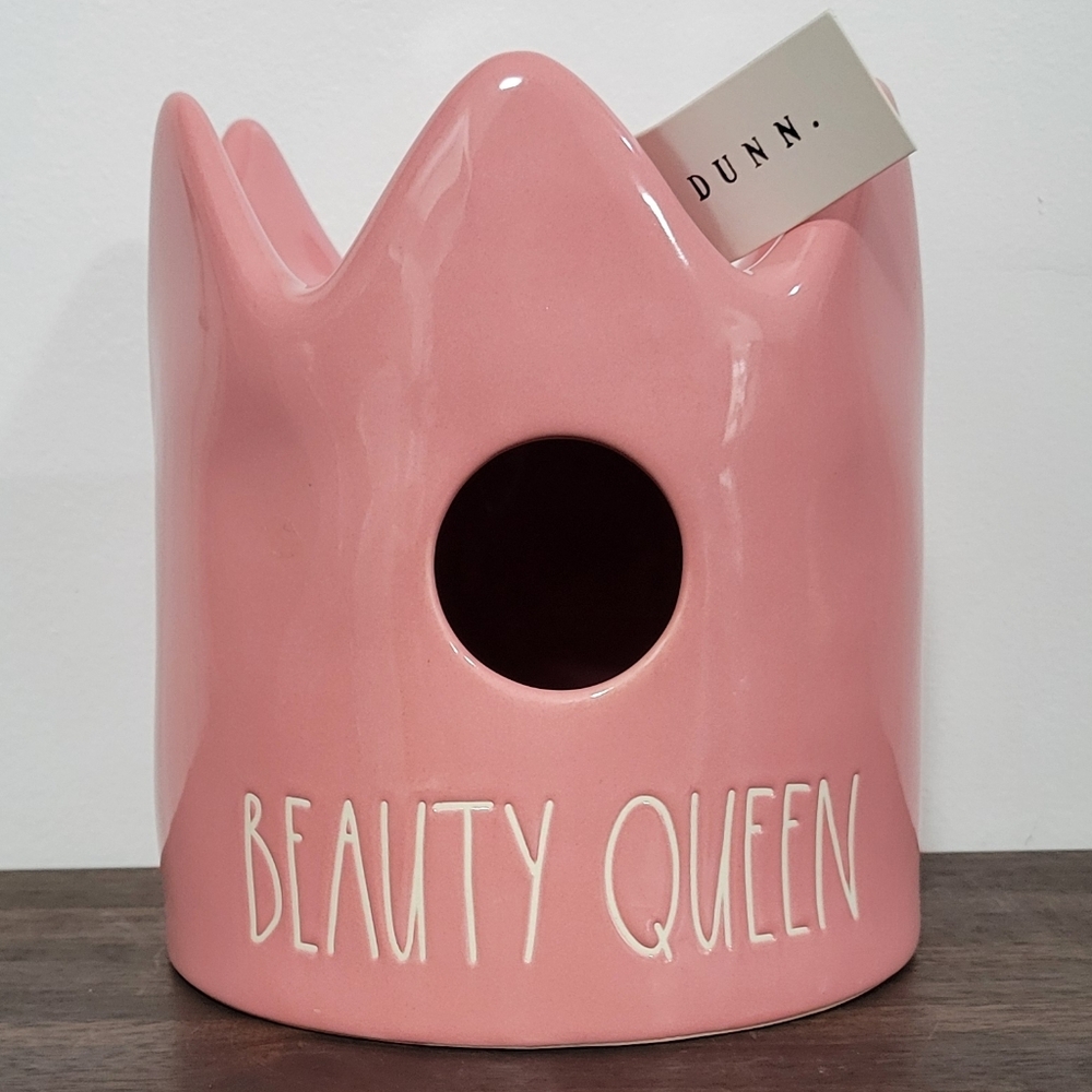 Rae Dunn Pink Beauty Queen Birdhouse